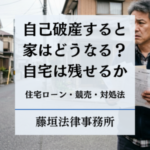 自己破産すると家はどうなる？持ち家は残せる？住宅ローン・競売・対処法を弁護士が解説
